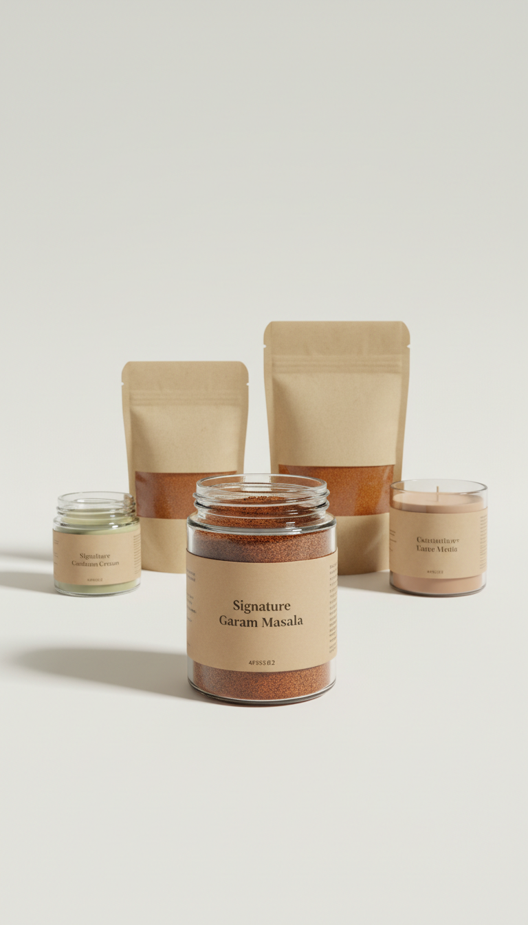 Signature Garam Masala Glass Jar